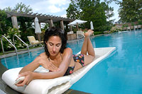 Coatings for foam Pool & Spa Products